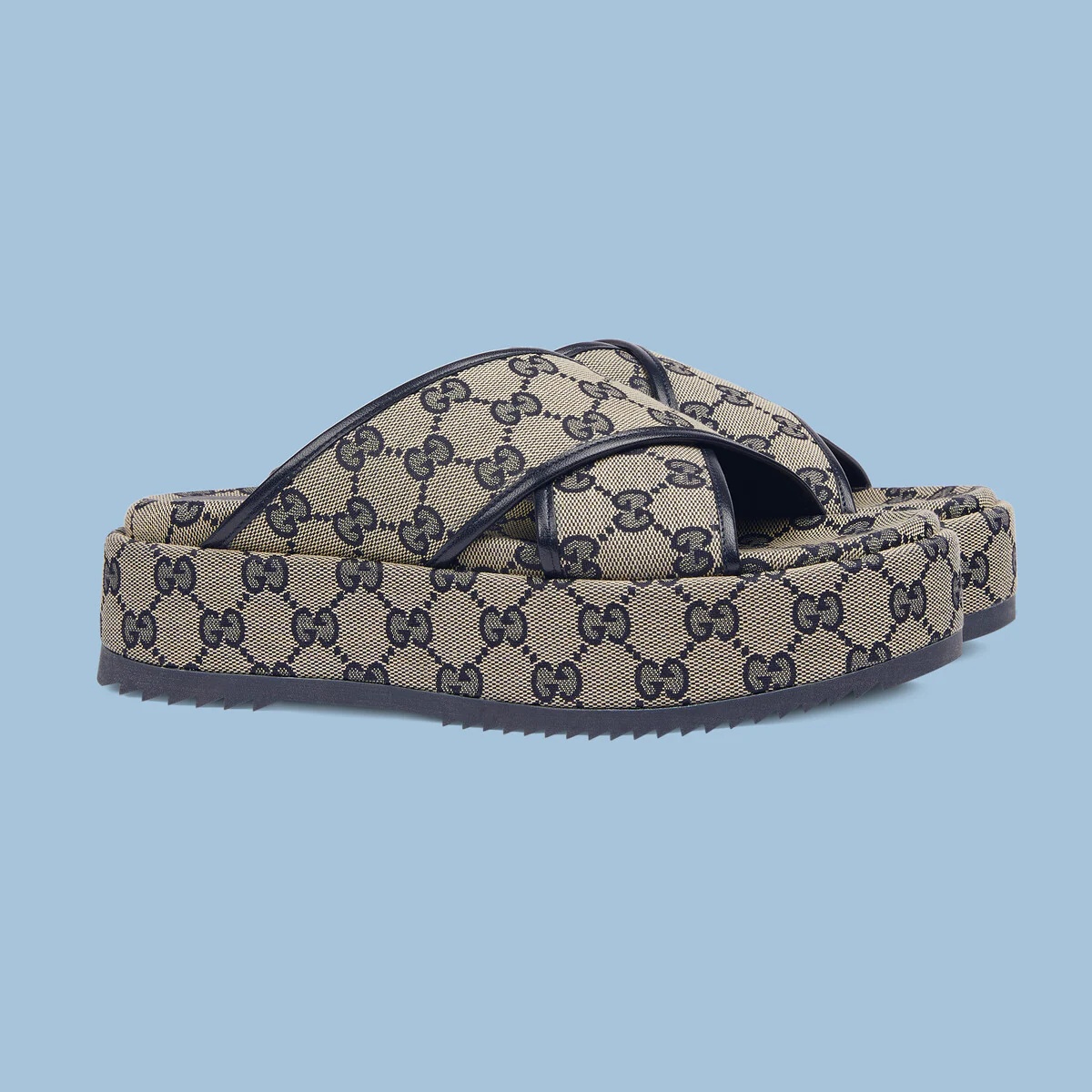 Women's GG platform slide sandal - 2