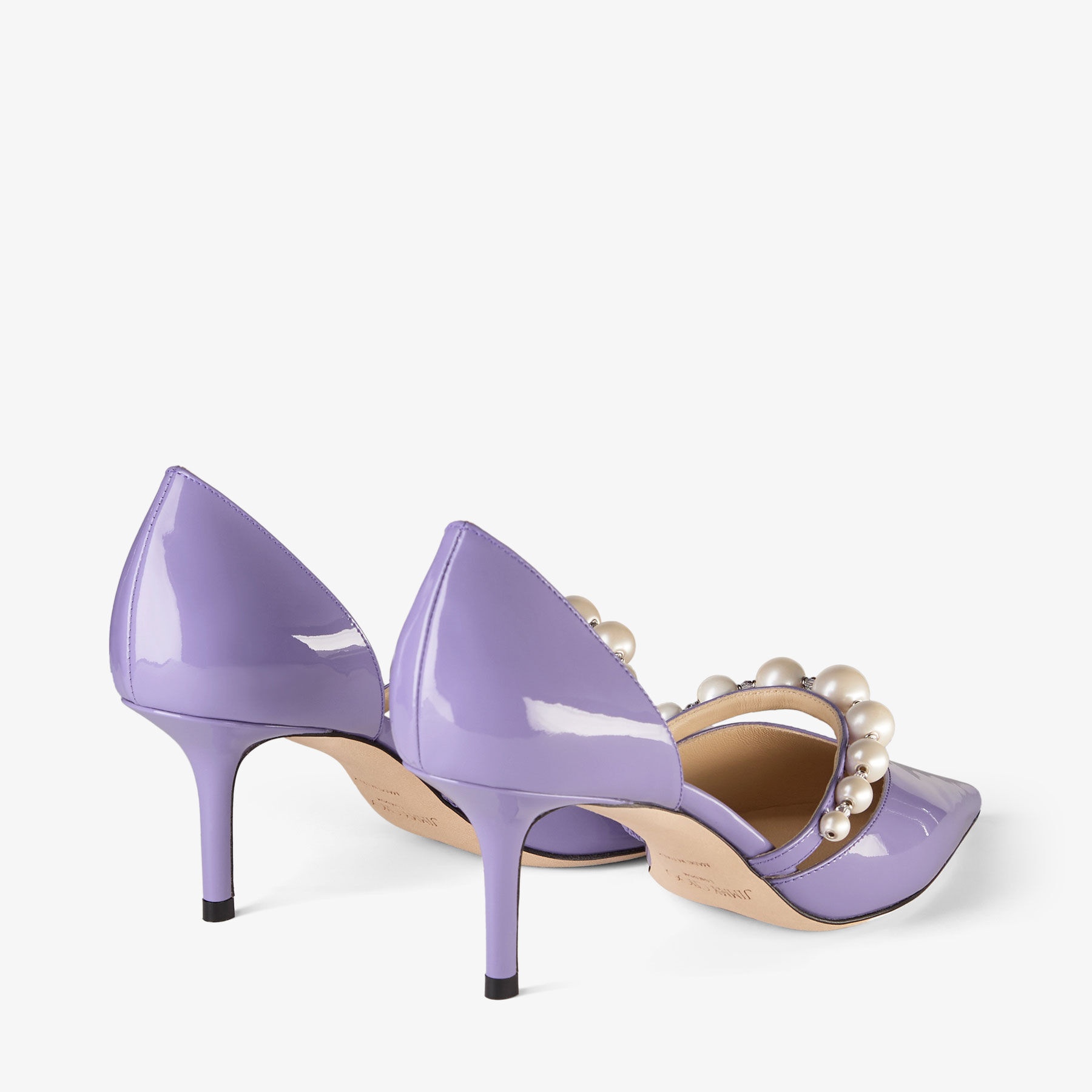 Aurelie 65
Tanzanite Patent Leather Pearl Pumps - 6