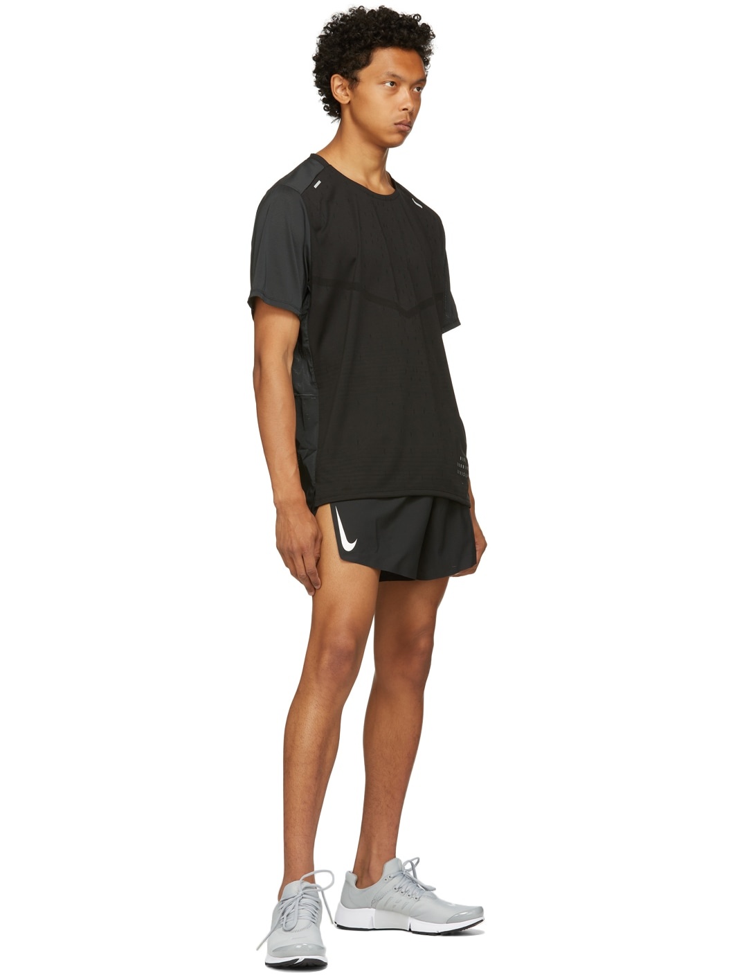 Black Aeroswift Running Shorts - 4