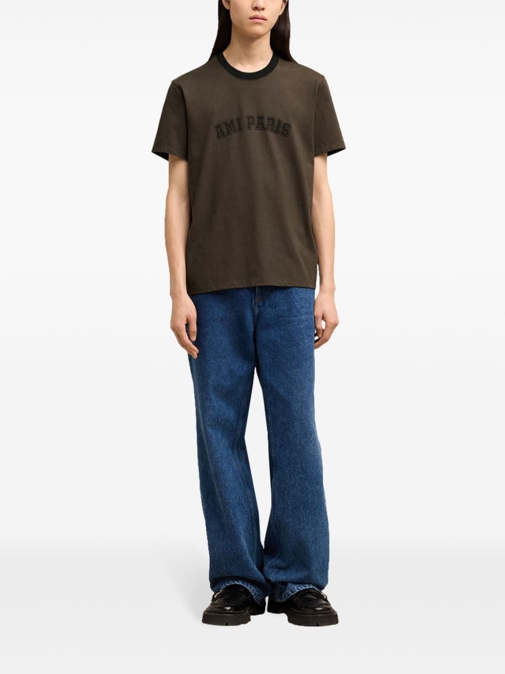 logo print organic cotton t-shirt - 2