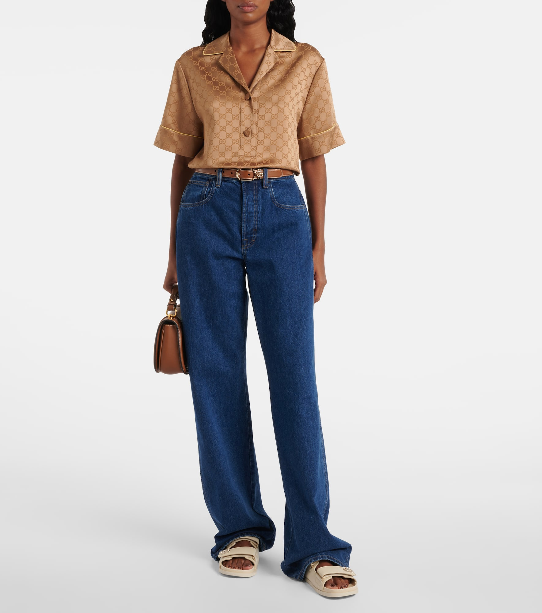 New Marmont GG leather sandals - 3