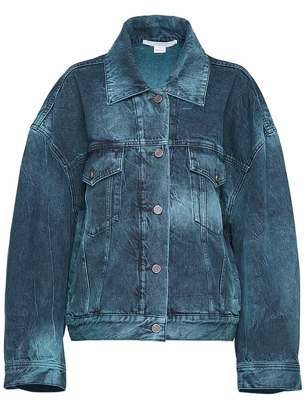 Tie Dye Oversize Denim Jacket - 1