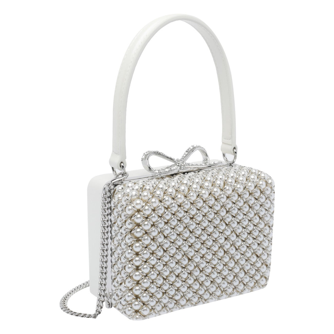 Self Portrait Women Micro Pearl Embellished Handbag - 2
