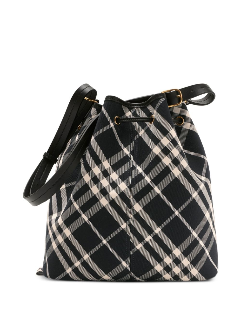 medium Check bucket bag - 5