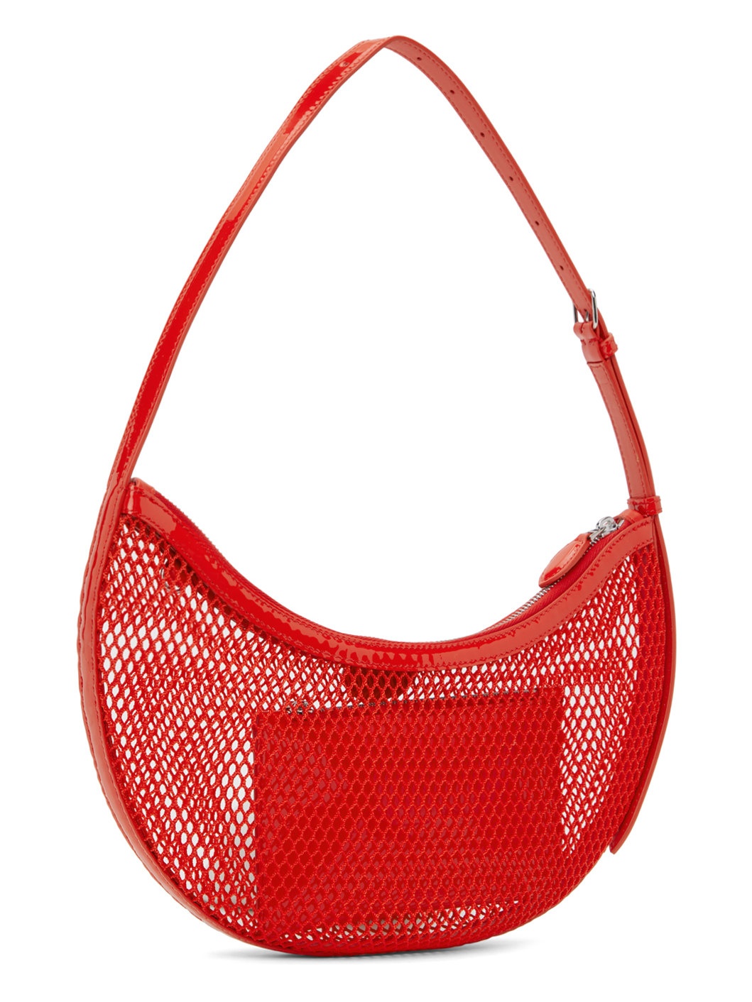 Orange One Piece Demi Lune Bag - 3