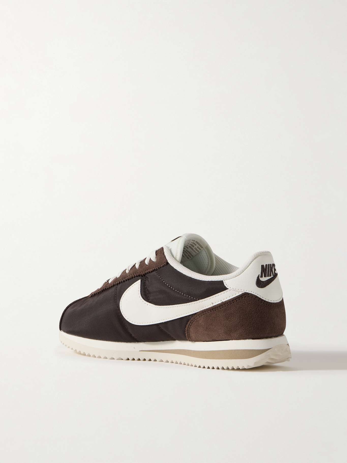 Cortez leather and suede-trimmed shell sneakers - 3