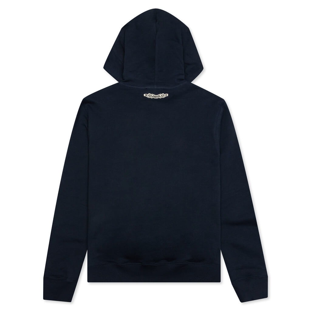 LANVIN PRINTED HOODIE - MIDNIGHT BLUE - 2