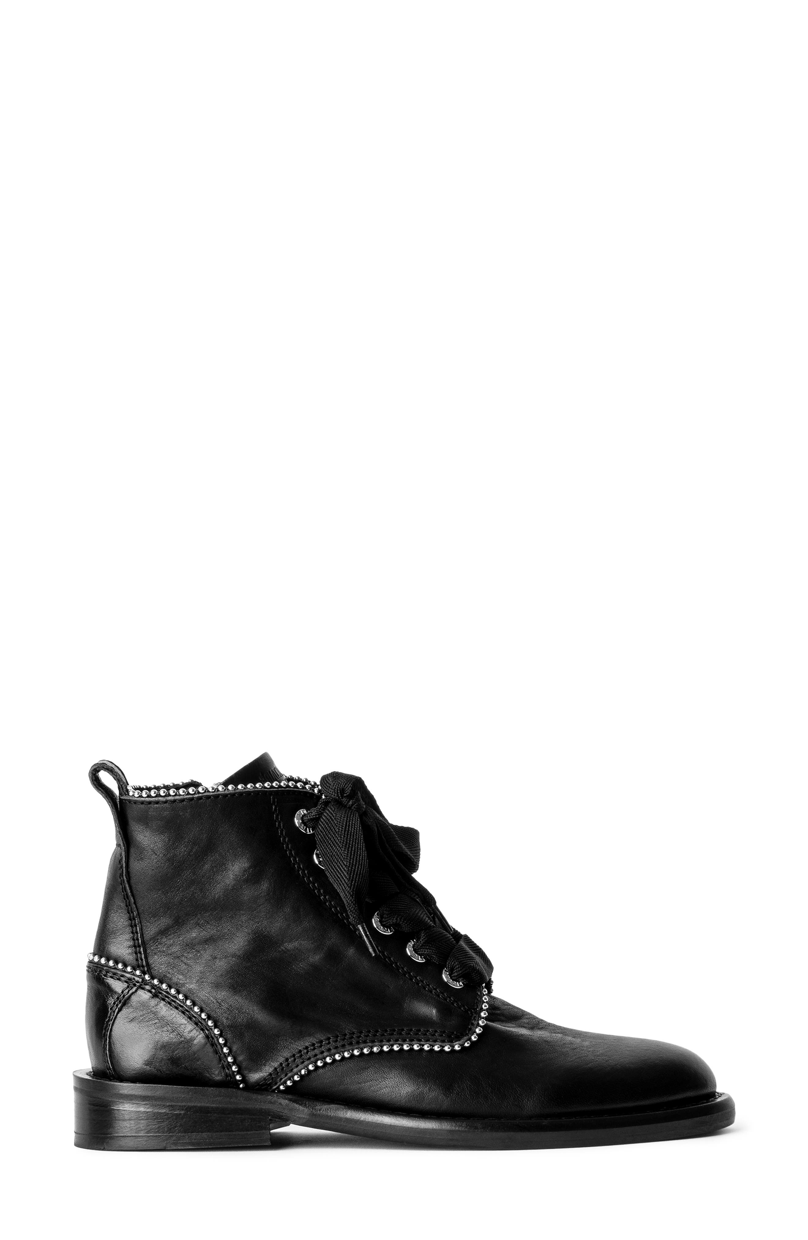 Zadig & Voltaire Laureen Roma Boot in Noir at Nordstrom - 1