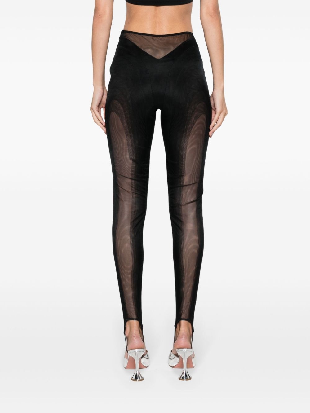 stirrup mesh leggings - 4
