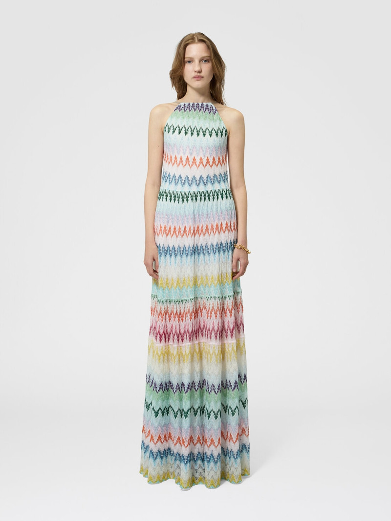 Missoni Long dress in zig zag lace outlook