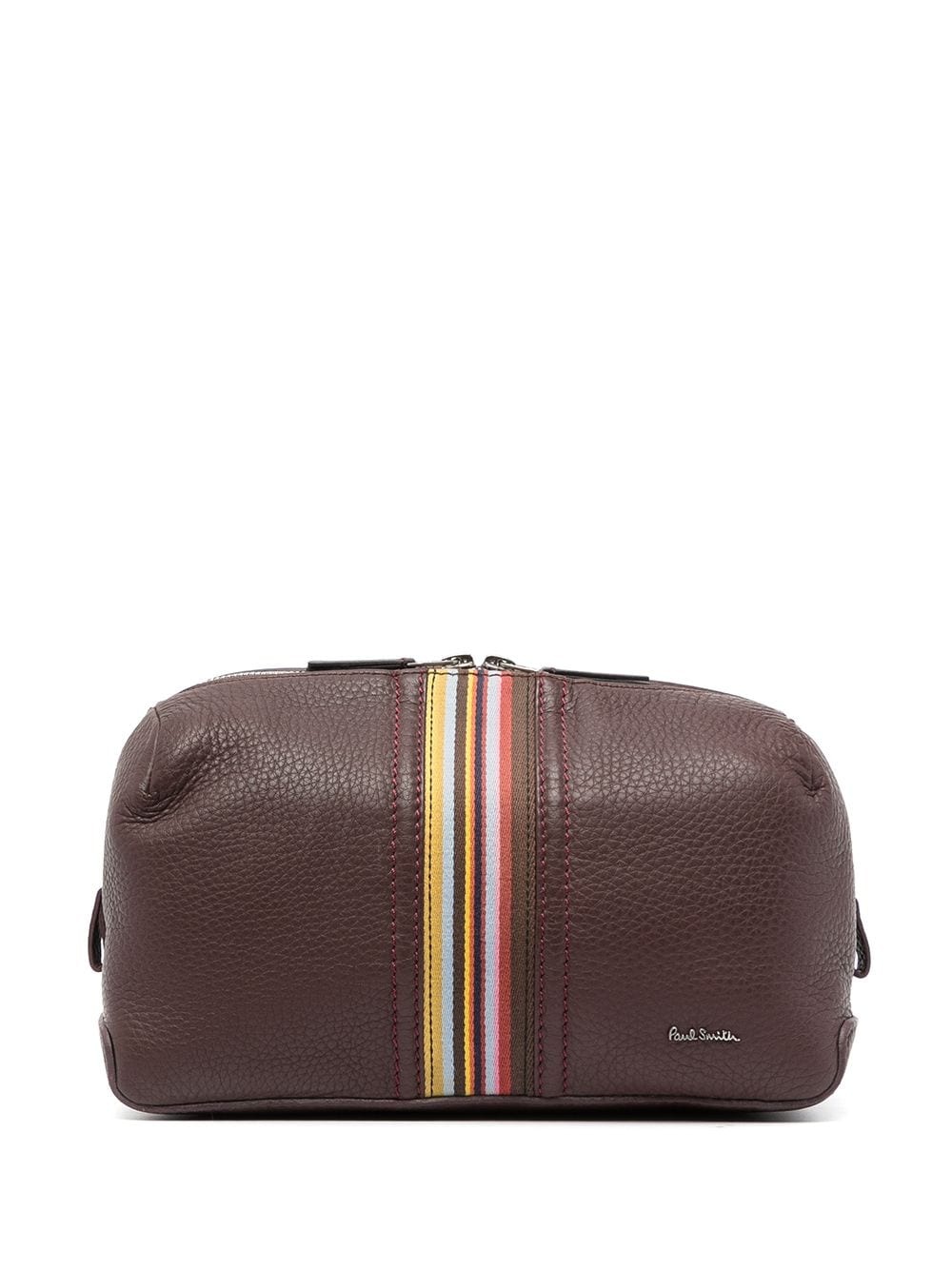 signature stripe travel wash bag - 1