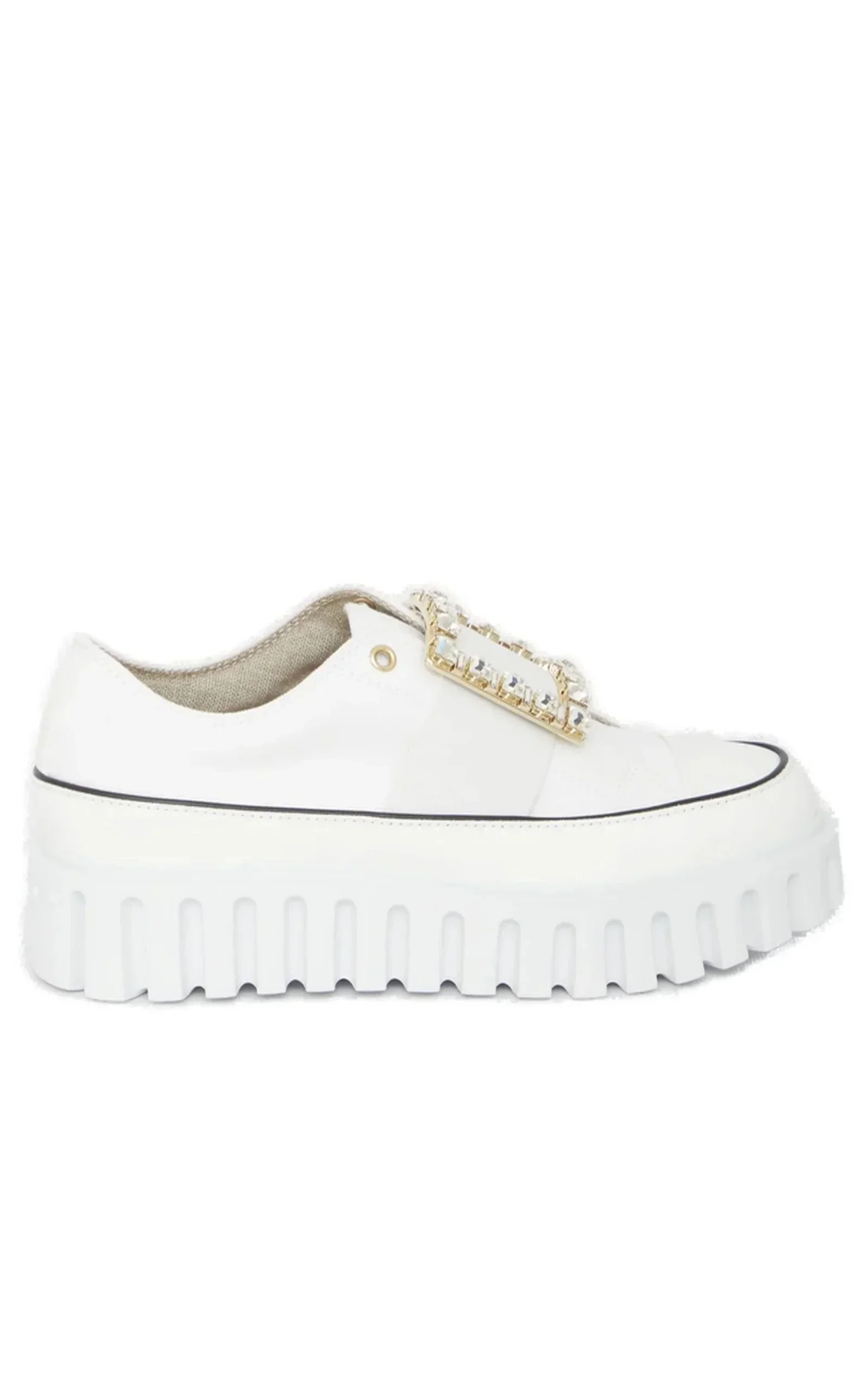 Viv' Go-Thick Embellished Buckle Slip-On Sneakers - 1