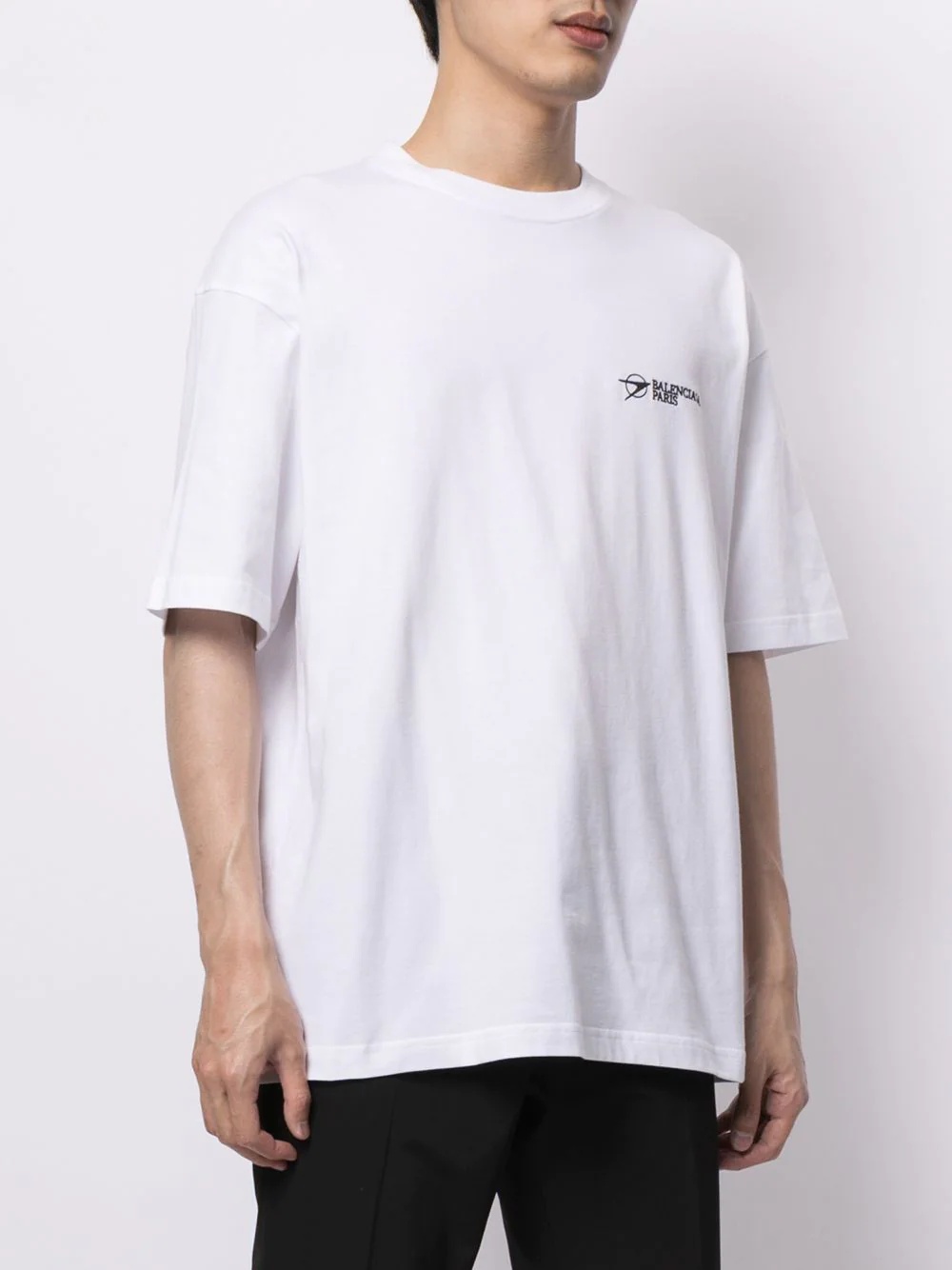 logo-embroidered T-shirt - 3