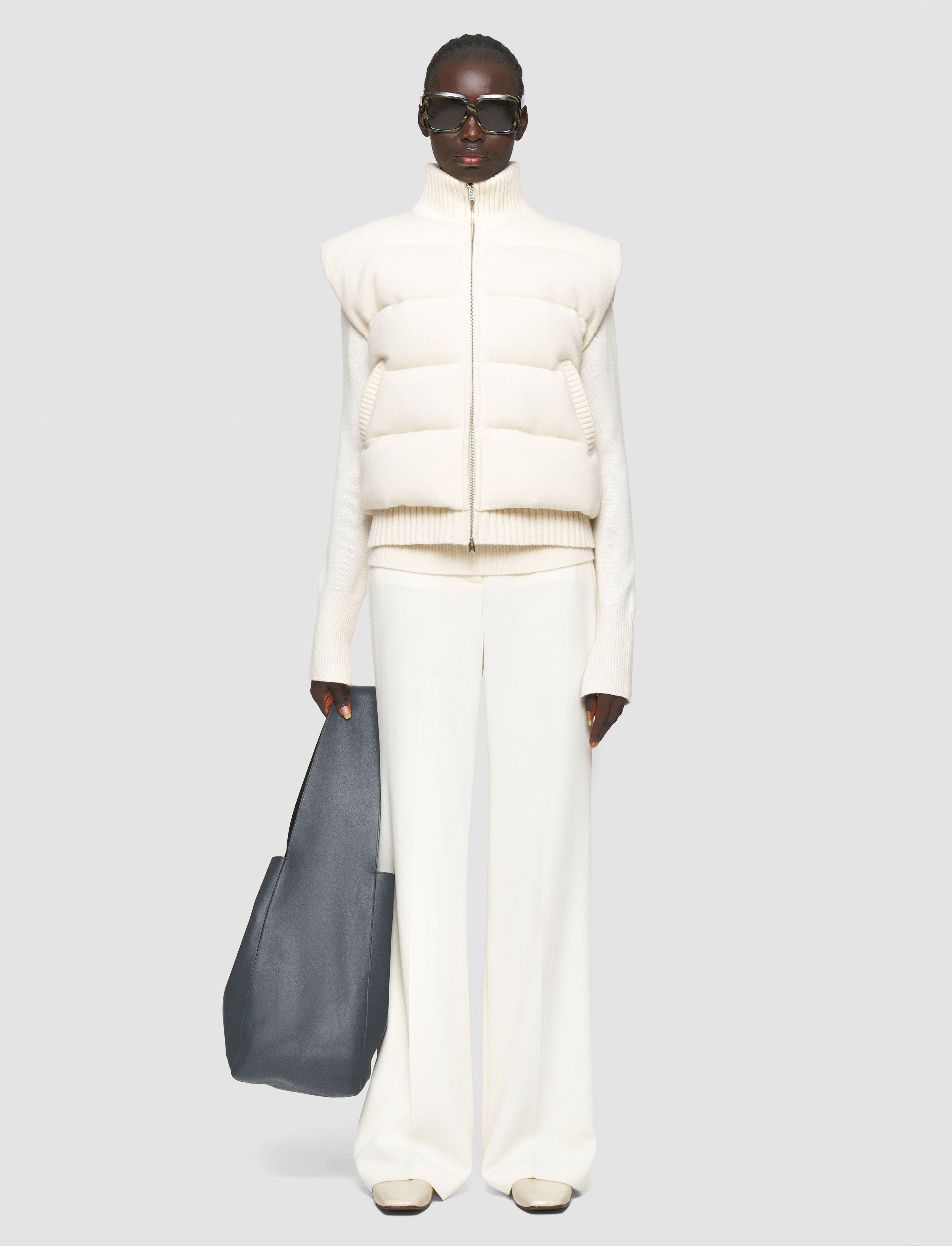 Knitted Down Puffer Gilet - 3
