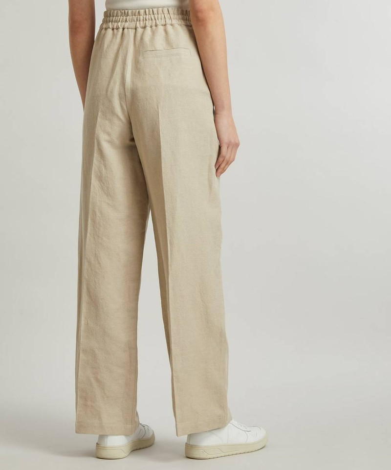 Carlota Linen-Blend Trousers 4