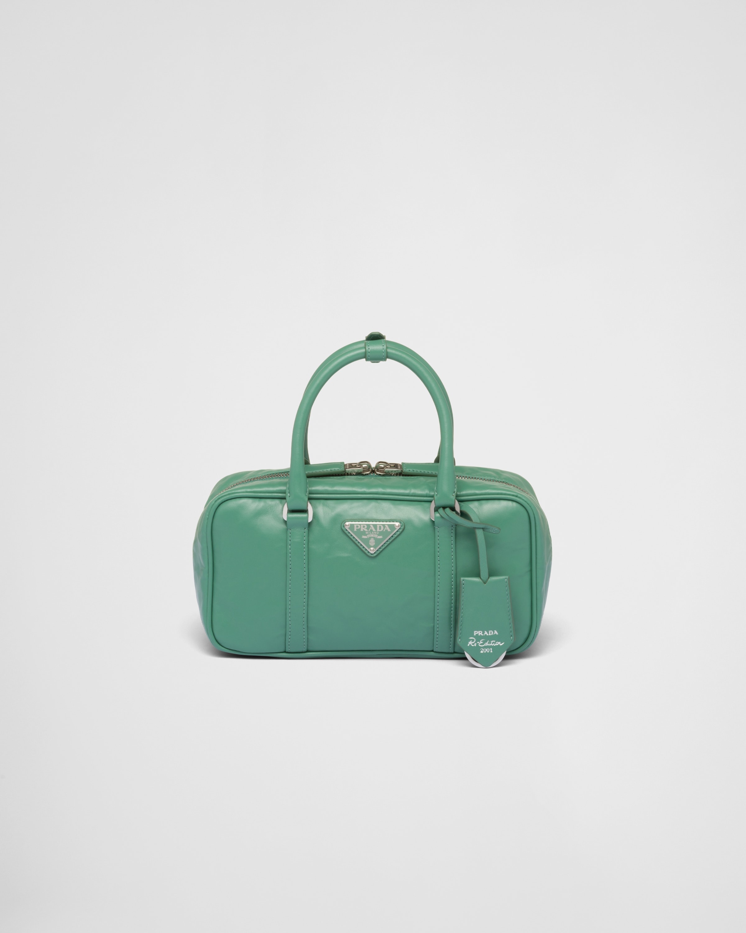ハンドバッグ PRADA | Runway Antique nappa leather top handle bag wrinkled The Highly Covetable and Dimensional Prada Nappa Antique