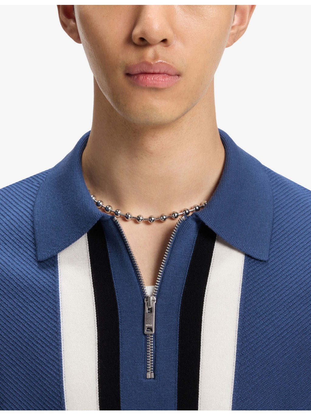 Striped Regular-Fit Short-Sleeve Knitted Polo - 5