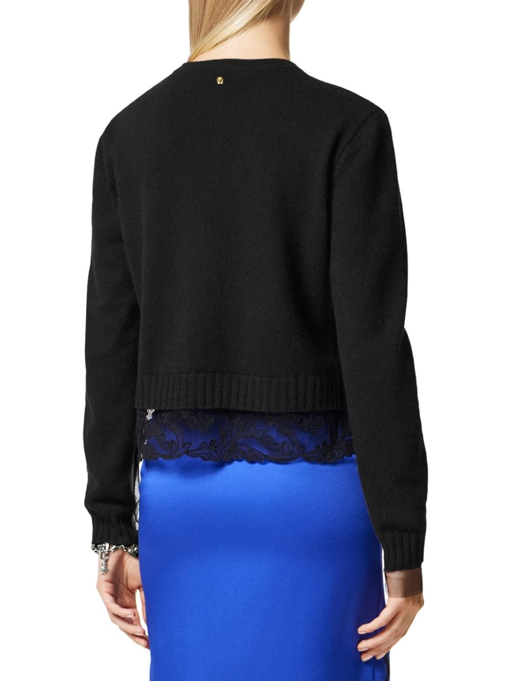 Barocco-lace cardigan - 3