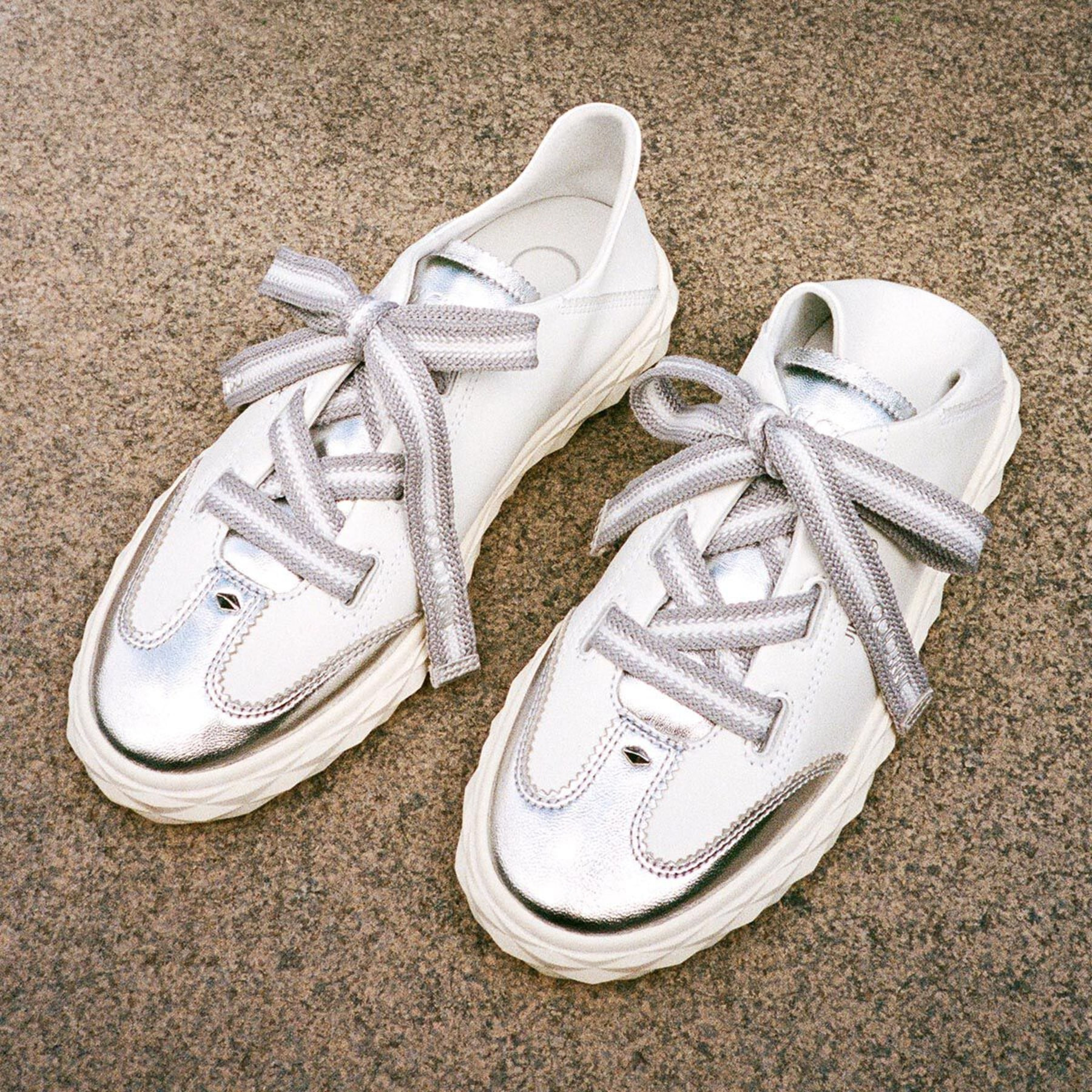 Diamond Light Flex F
Silver Metallic Nappa Leather Trainers - 7