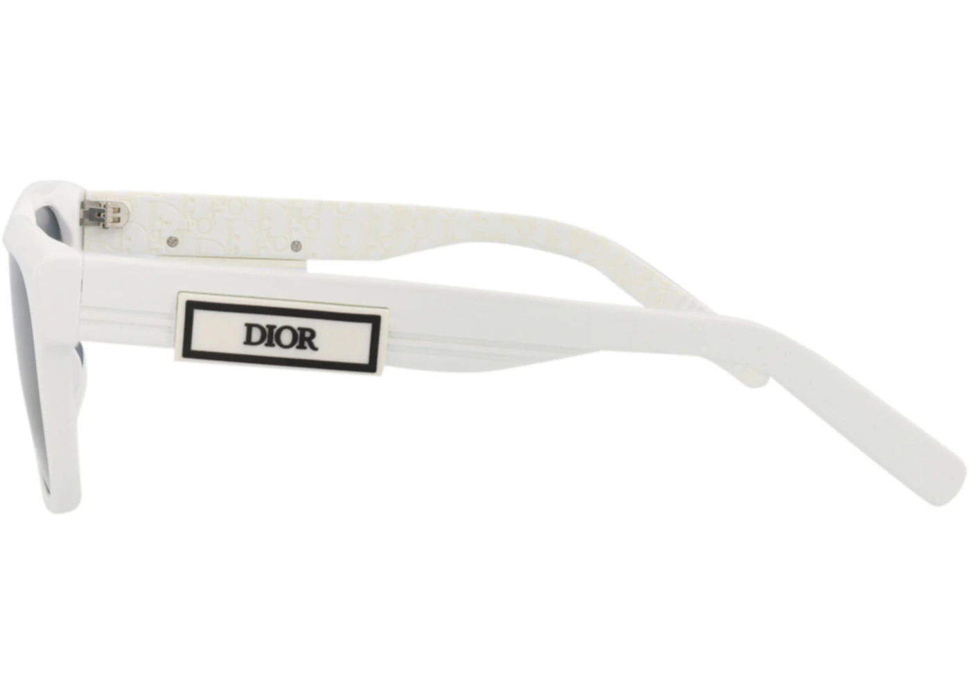 Dior Square-Frame Acetate Sunglasses White White Blue (DM40052I-53-24V) - 3