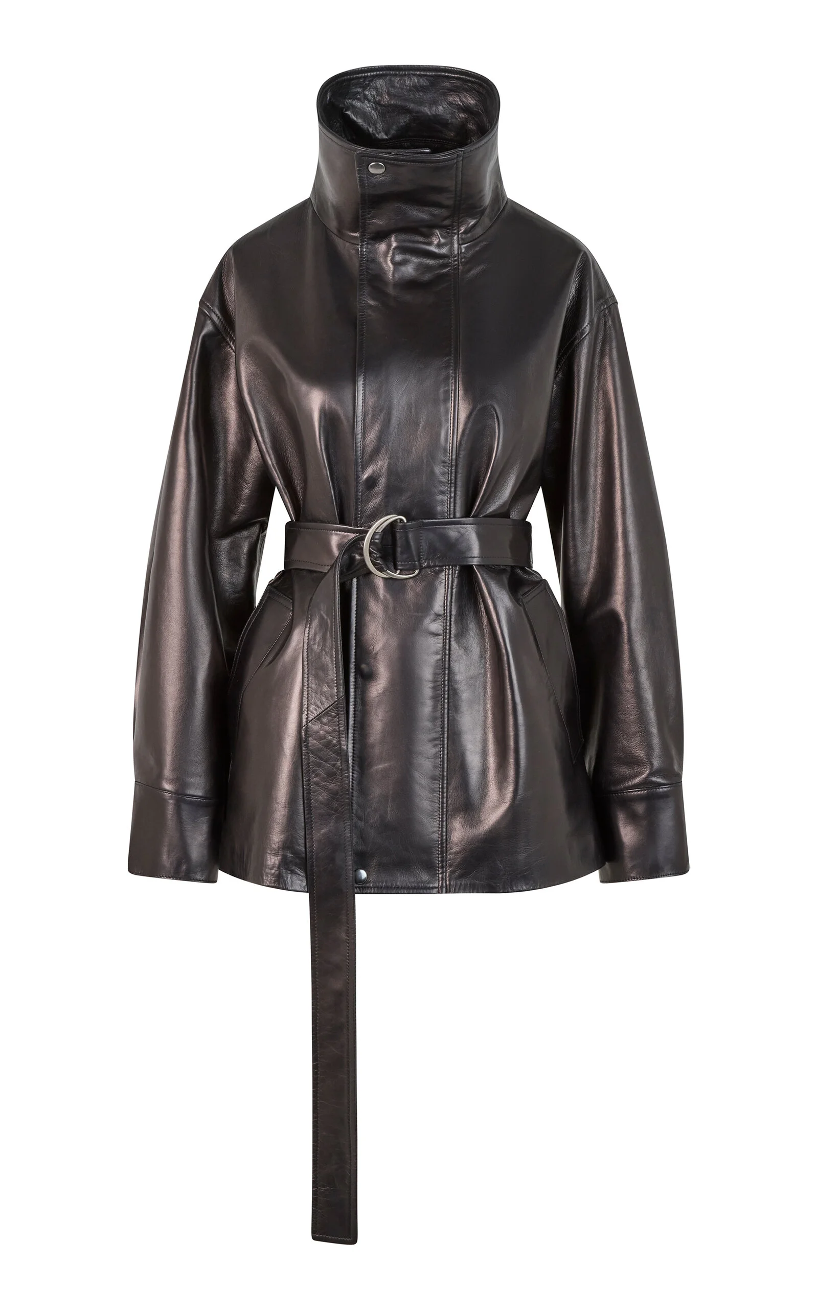 Ellis Lambskin Leather Jacket black - 1