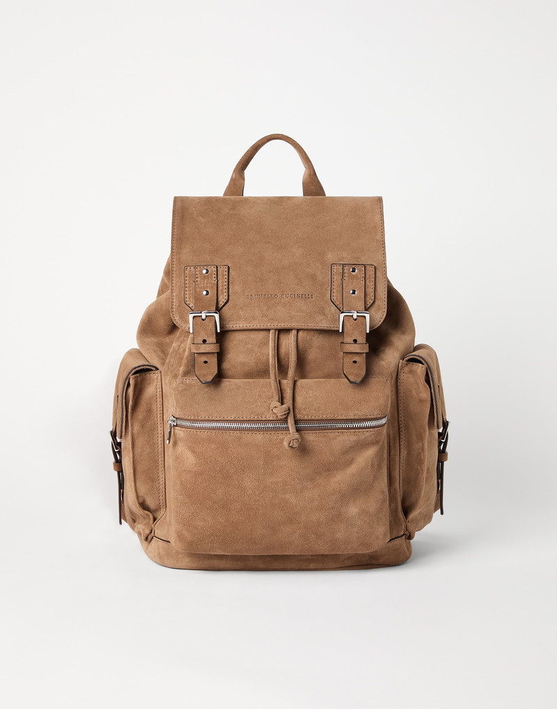 Suede city backpack 1