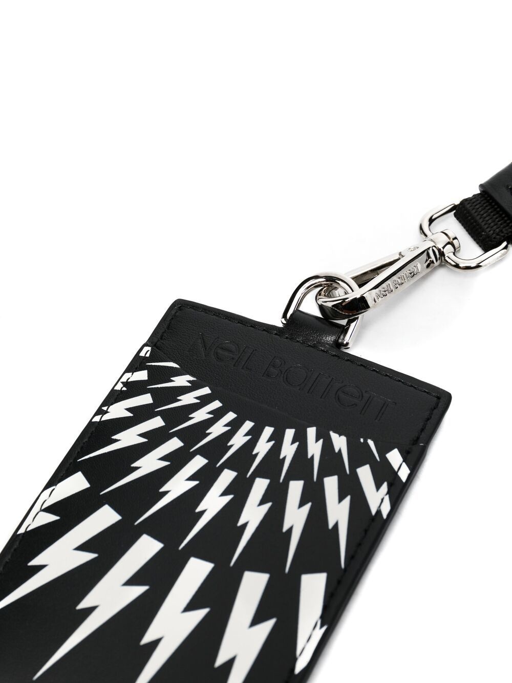 Thunderbolt-print cardholder - 2