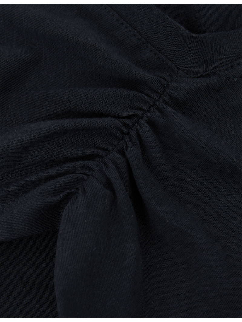 Renee V-Neck Gathered-Detail Cotton T-Shirt 5