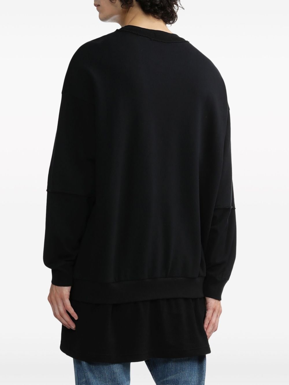 UNDERCOVER logo-embroidered cotton sweatshirt | REVERSIBLE