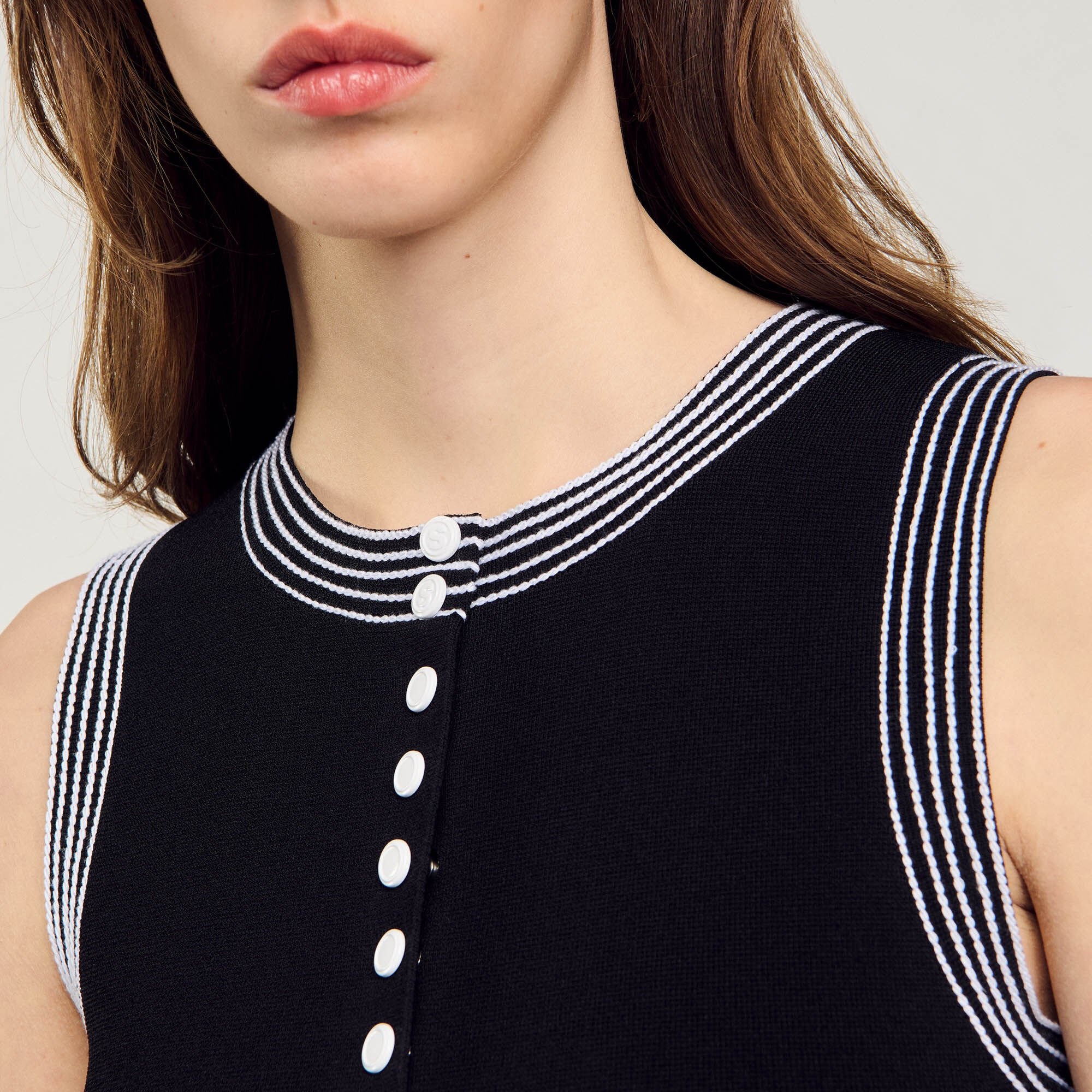 SHORT BUTTON-UP DRESS - 4