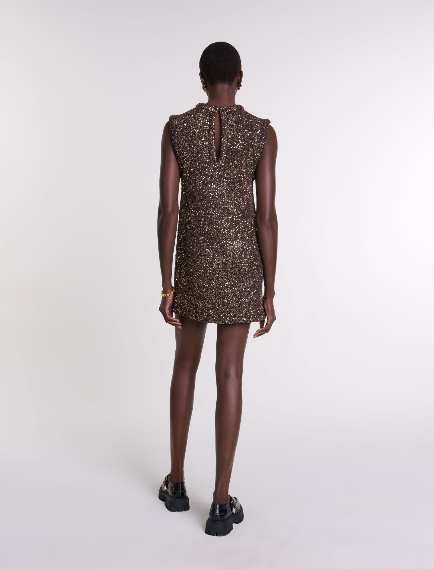 Short sequin dress - 4