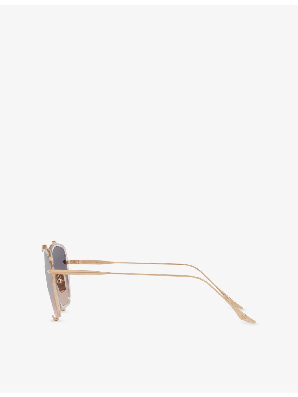 D4000444 TALON THREE DTS442 Square-Frame Titanium Sunglasses - 3