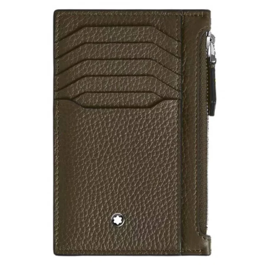 Montblanc Grain Leather 8cc Zip Card Holder - 1
