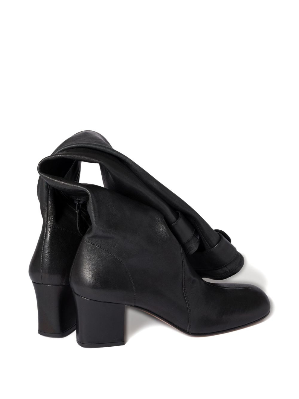 buckle-fastening leather boots - 4