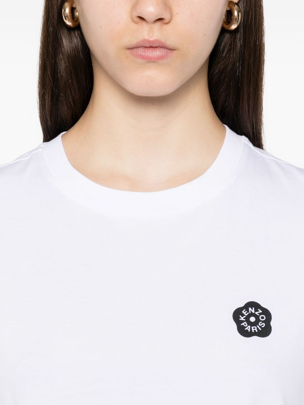 Boke Flower 2.0. embroidered T-shirt - 5