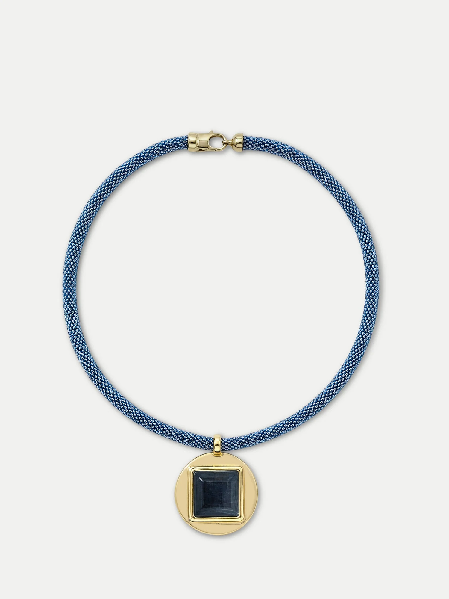TIGER’S EYE BEADED NECKLACE - 1