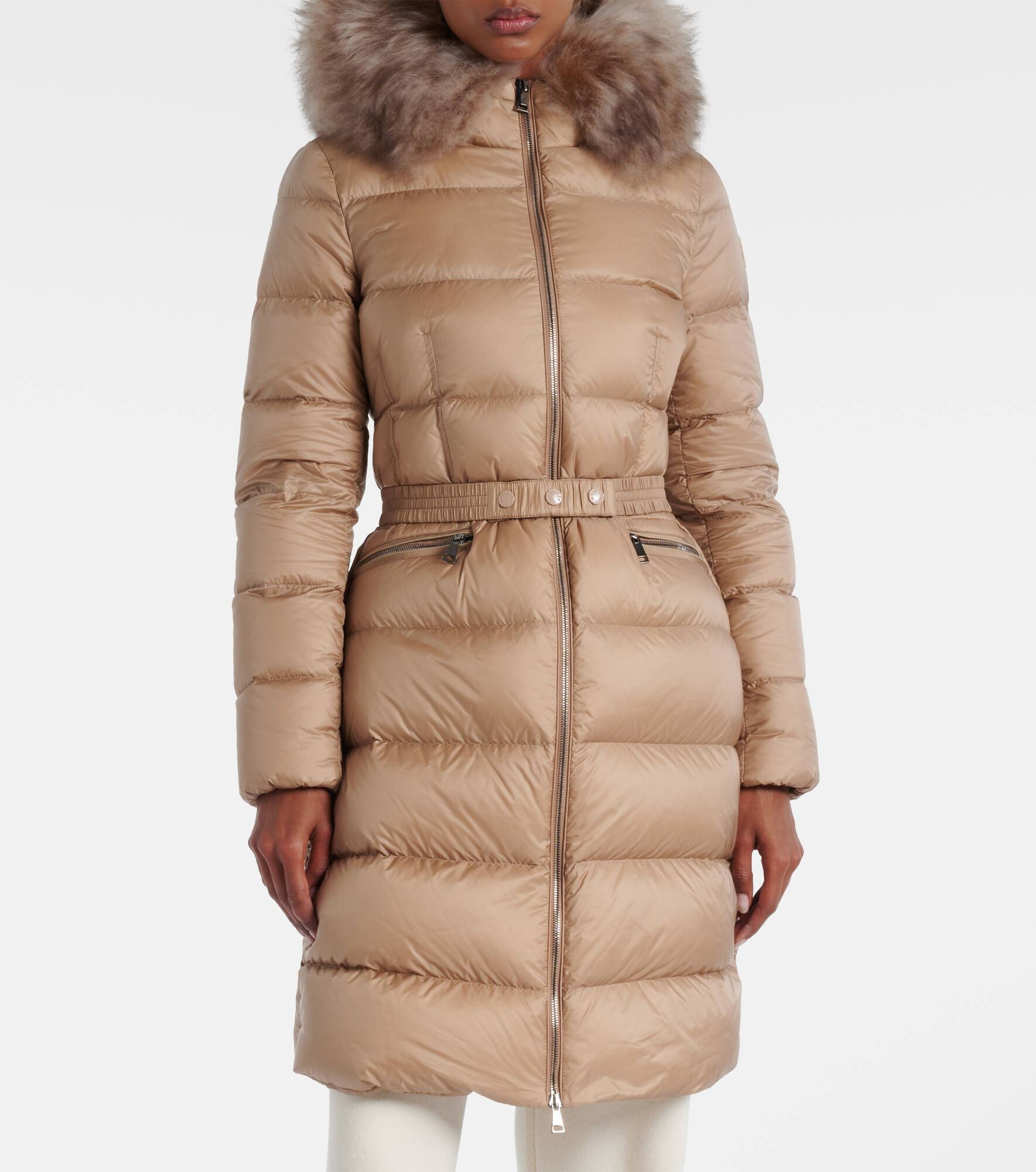 Boedic shearling-trimmed down jacket - 7