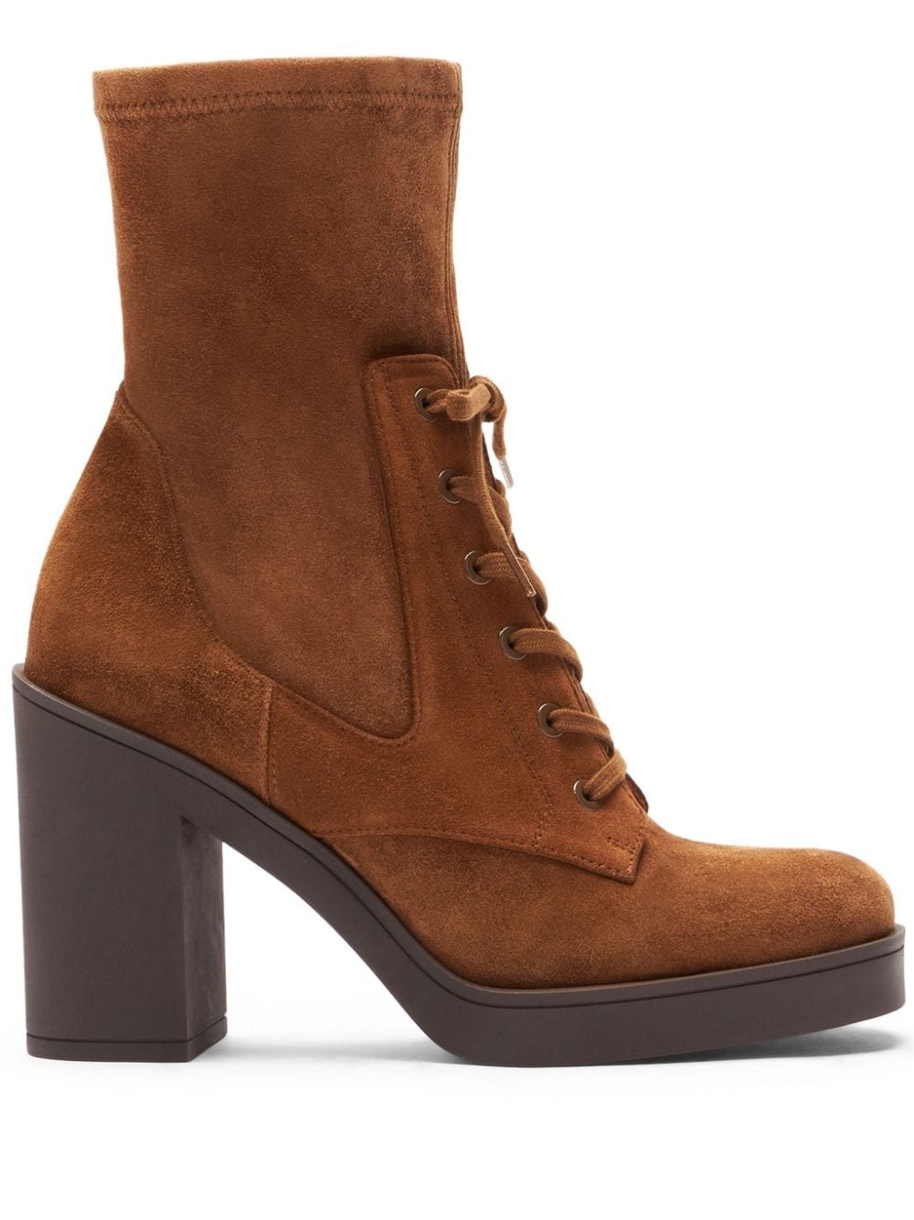 80mm suede boots - 1