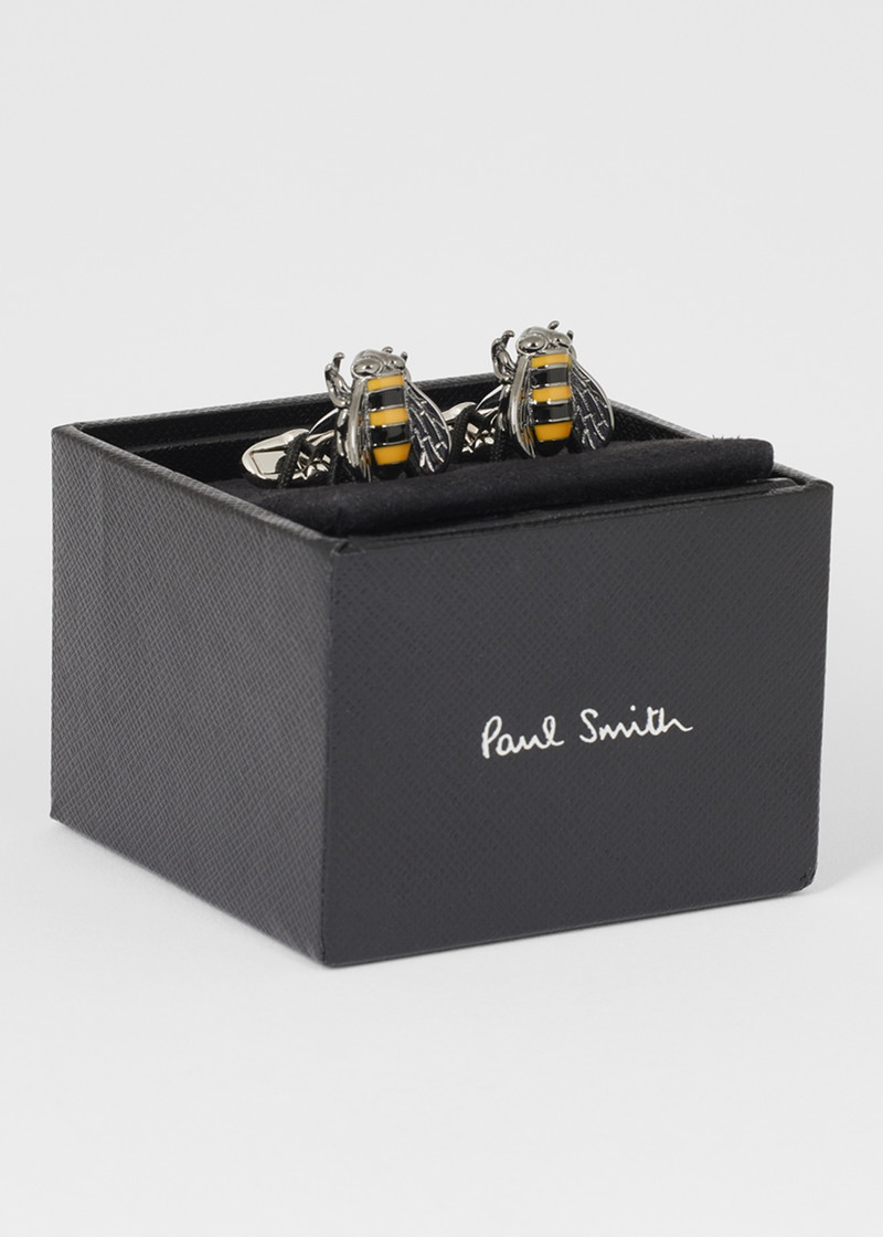 Silver 'Bee' Cufflinks 3