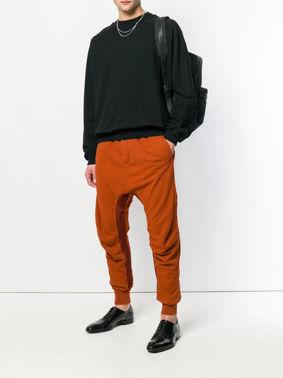 Haider Ackermann distressed neck line sweatshirt outlook