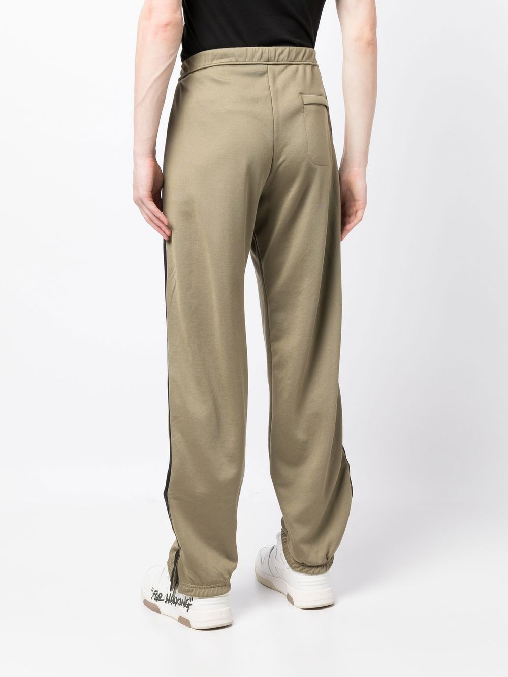 elasticated-waist track pants - 4