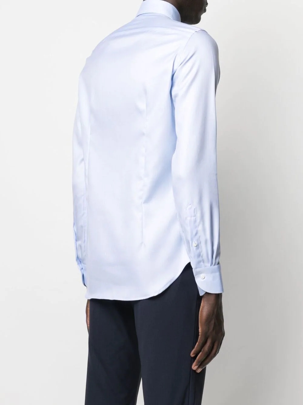 cutaway-collar cotton shirt - 4