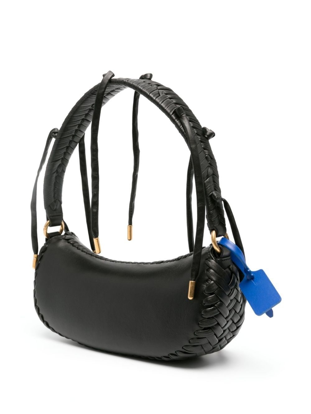 braided-trim tote bag - 3