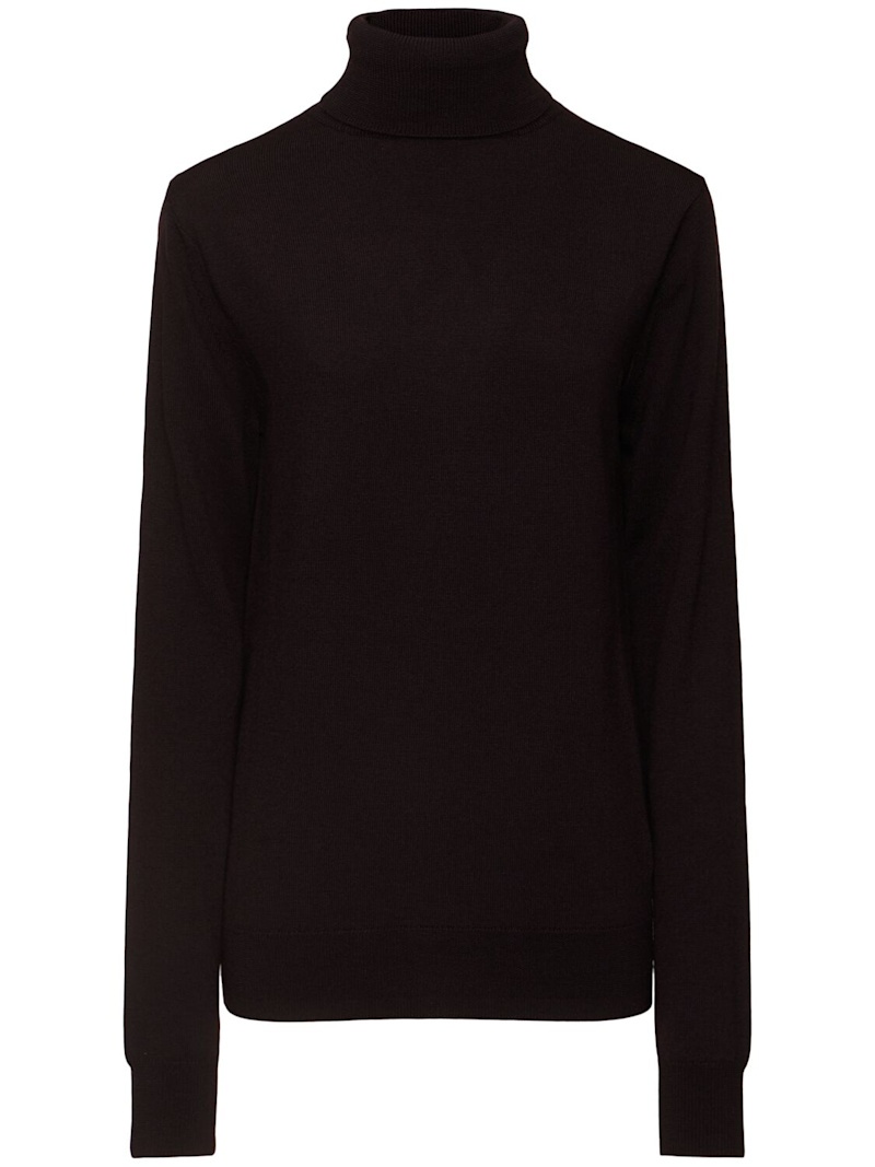 The Frankie Shop Eve thin turtleneck sweater luisaviaroma