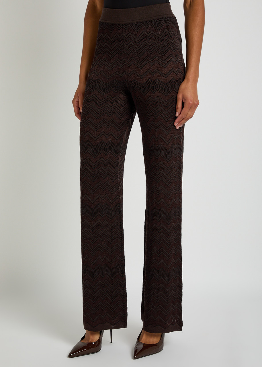 Missoni Chevron Fine-knit Trousers - 2