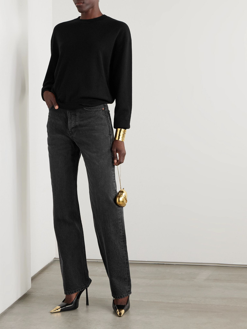 SAINT LAURENT Cashmere sweater Black outlook