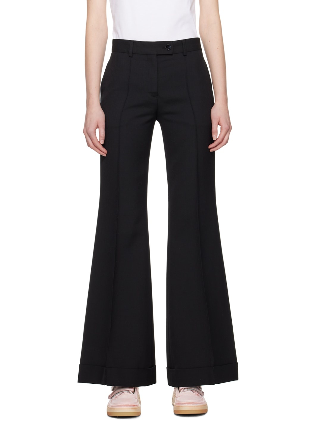Black Tailored Trousers - 1