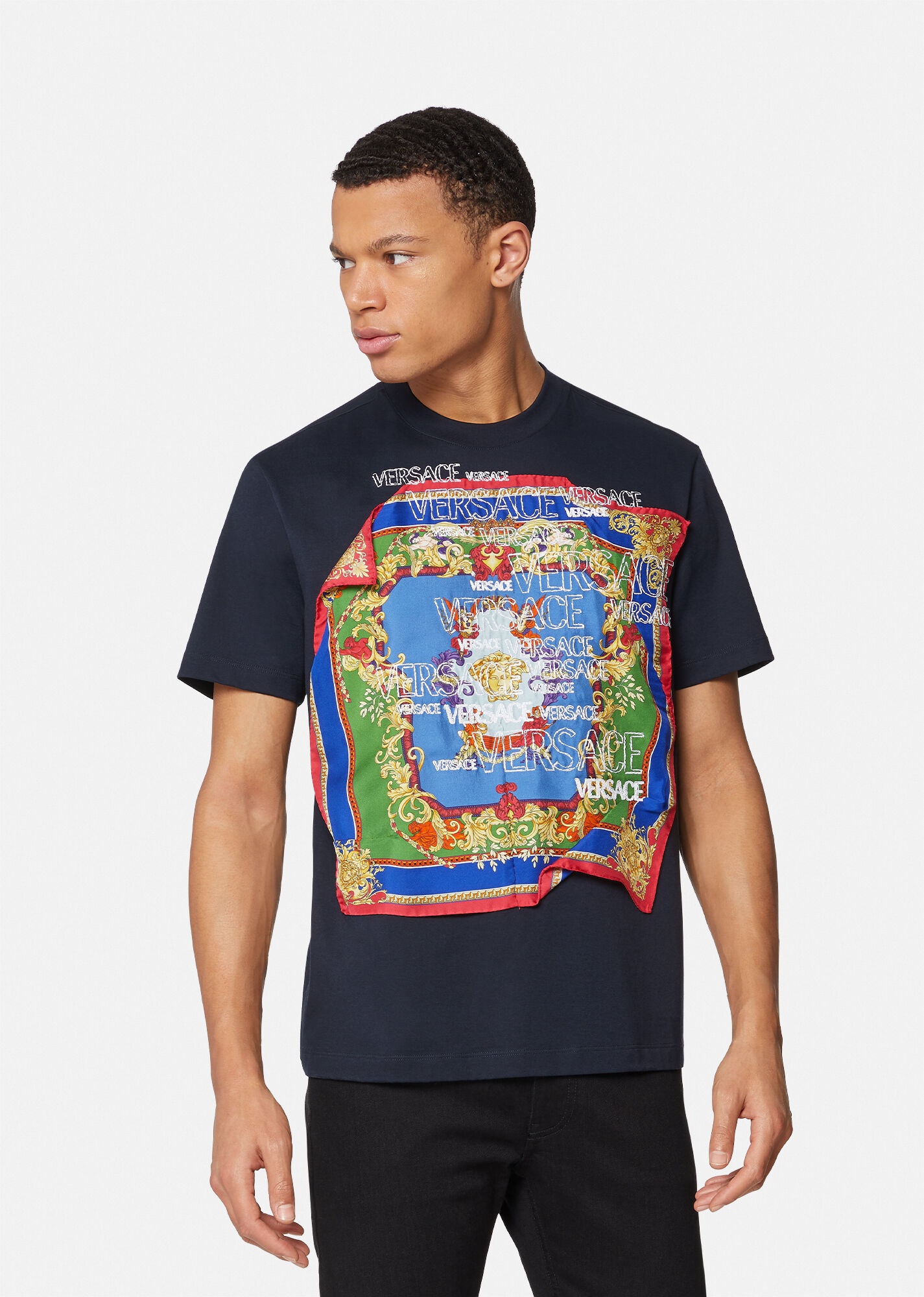 Medusa Renaissance Motif T-Shirt - 2