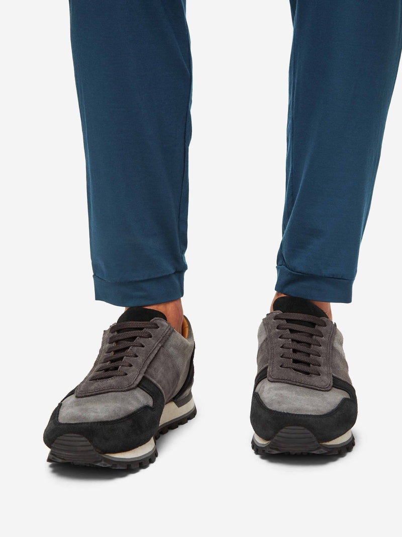 Men's Track Pants Basel Micro Modal Stretch Navy - 7