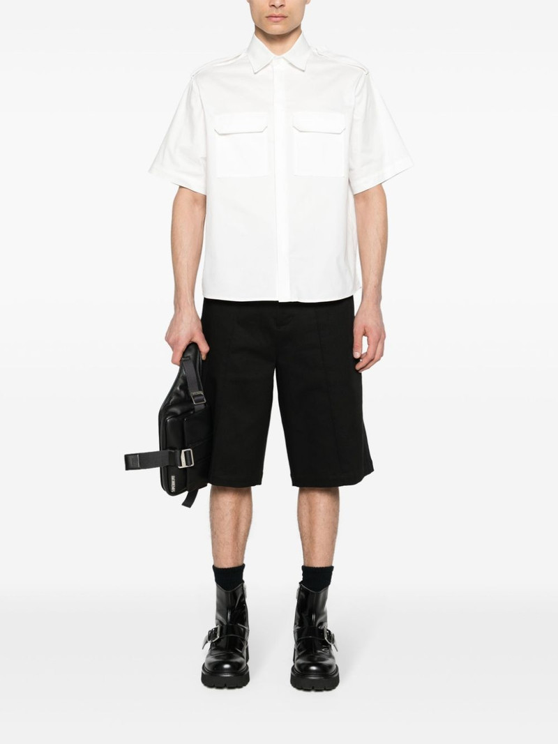 Neil Barrett mid-rise cotton chino shorts outlook